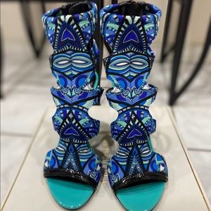 Authentic Tribal Design Emilio Pucci Heels